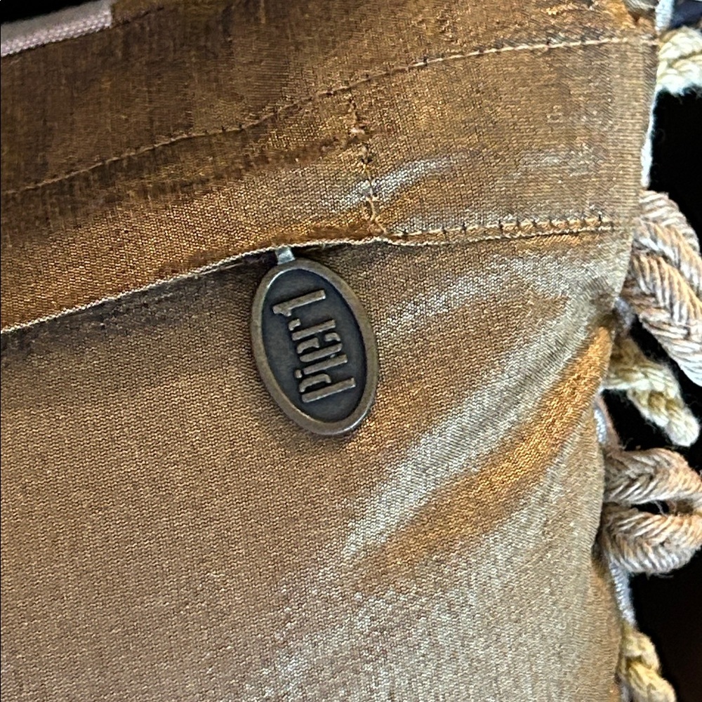 Pier 1 Bronze Textured Pillow - Picture 4 of 8